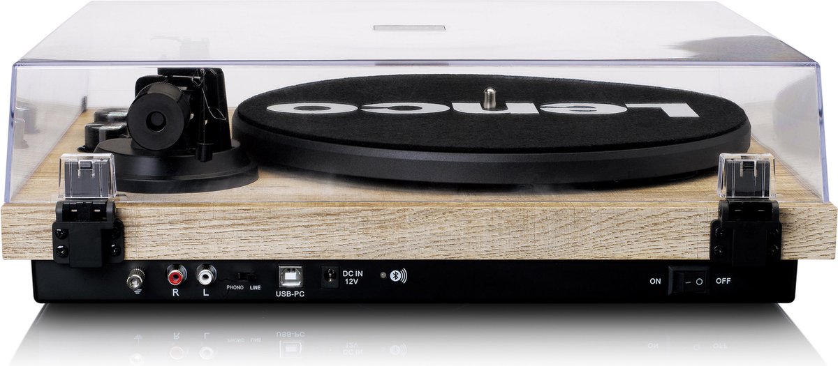 Lenco LBT-188 Draaitafel met riemaandrijving - Bruin