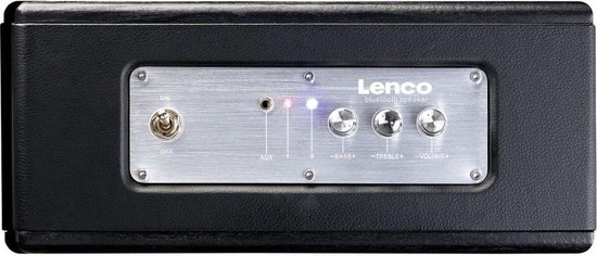 Lenco BT-300 Bluetooth Speaker in - Zwart