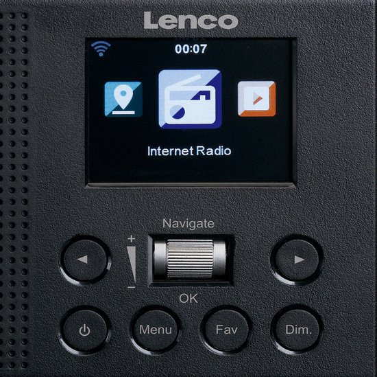 Lenco DIR-60 radio Internet - Zwart