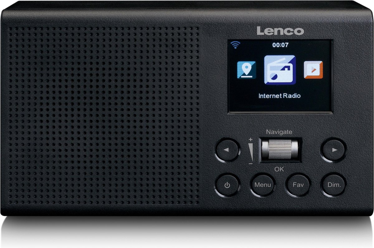 Lenco DIR-60 radio Internet - Zwart