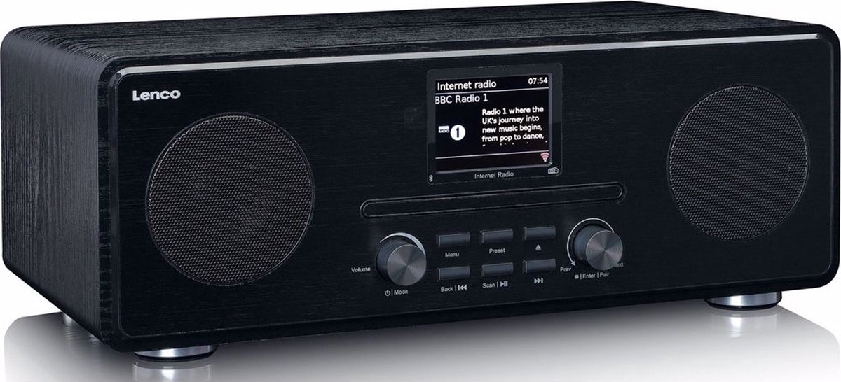 Lenco DIR-260BK - Zwart