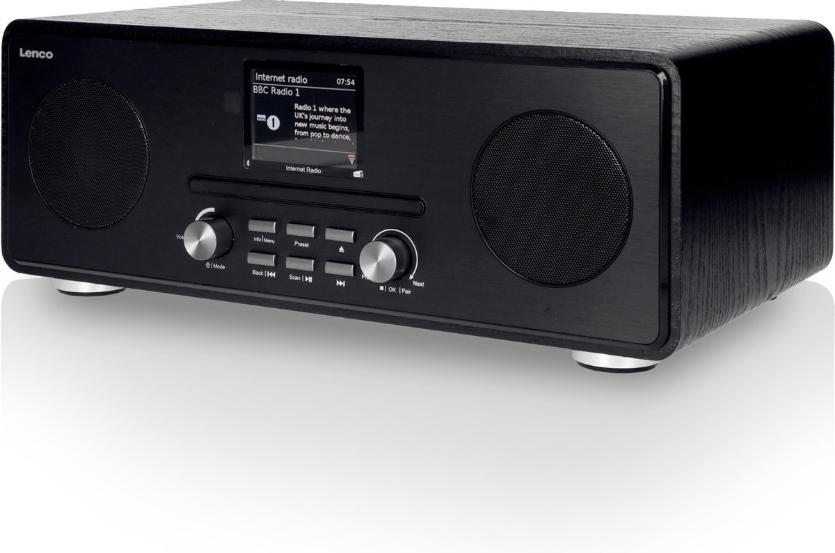 Lenco DIR-260BK - Zwart