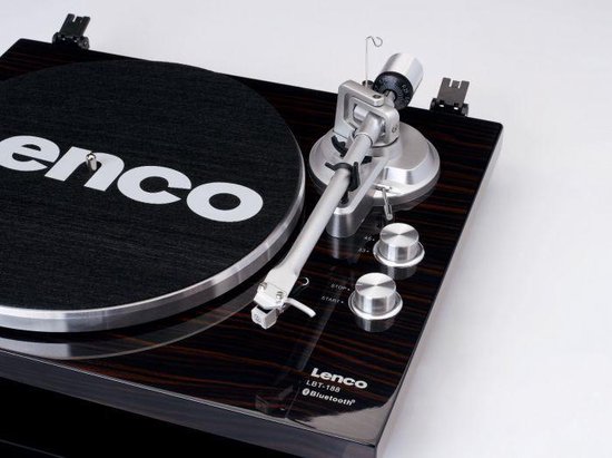 Lenco LBT-188 Draaitafel met riemaandrijving Walnoot - Bruin