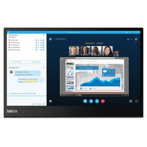 Lenovo ThinkVision M14 LED display 35,6 cm (14 ) Full HD Flat Mat - Zwart