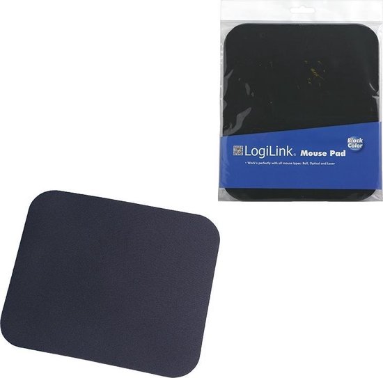 LogiLink ID0096 muismat - Zwart