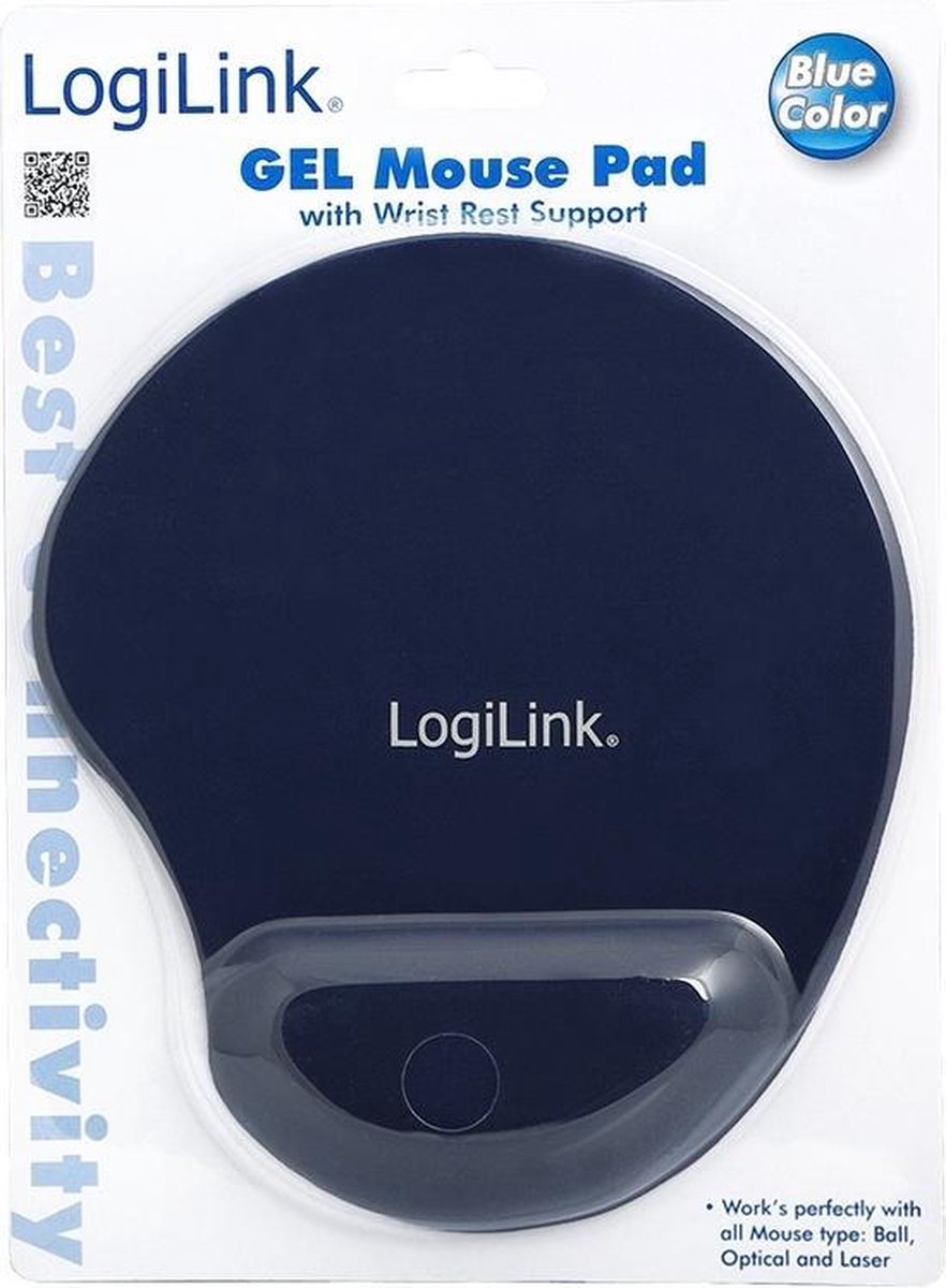 LogiLink ID0027B muismat - Blauw