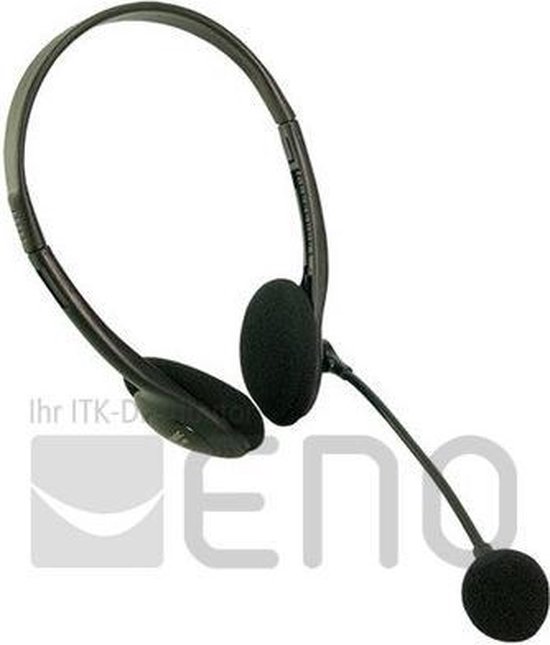 LogiLink Stereo Headset Earphones with Microphone - [HS0001]