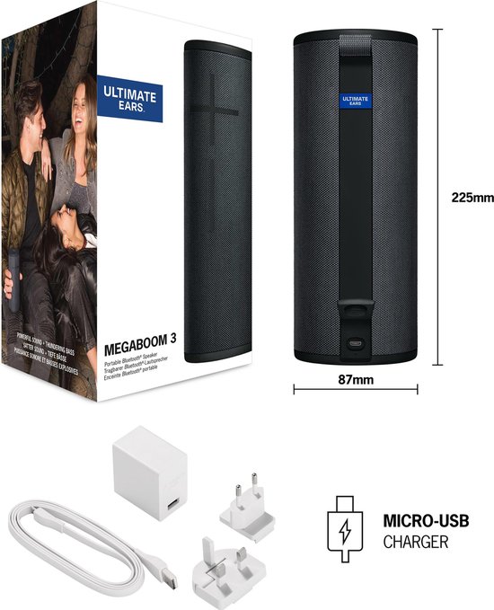 Logitech Ultimate Ears MEGABOOM 3 - Zwart