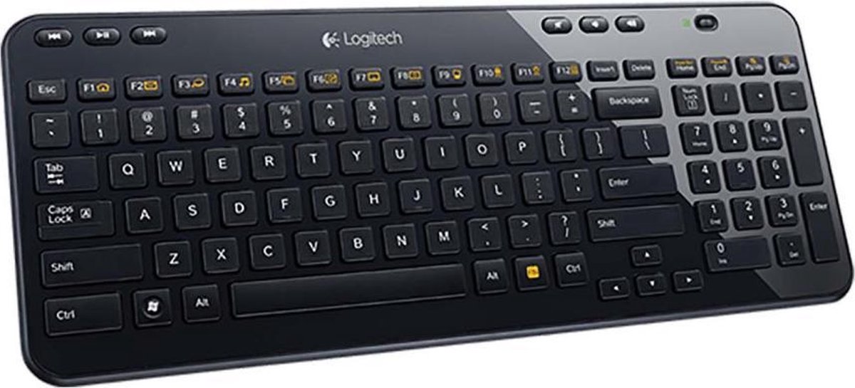 Logitech Keyboard K360 Qwerty US - Zwart