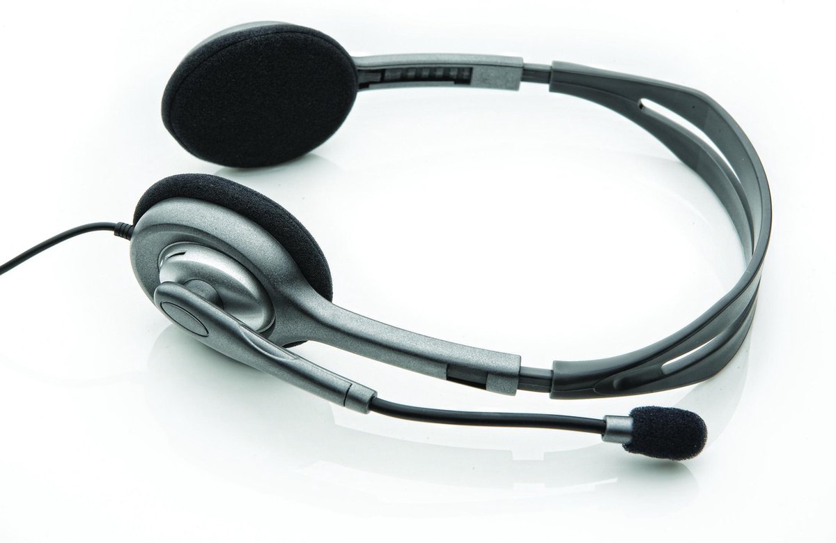 Logitech Headset H110 Stereo - Zwart
