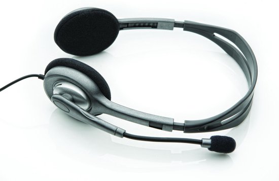 Logitech Headset H110 Stereo - Zwart