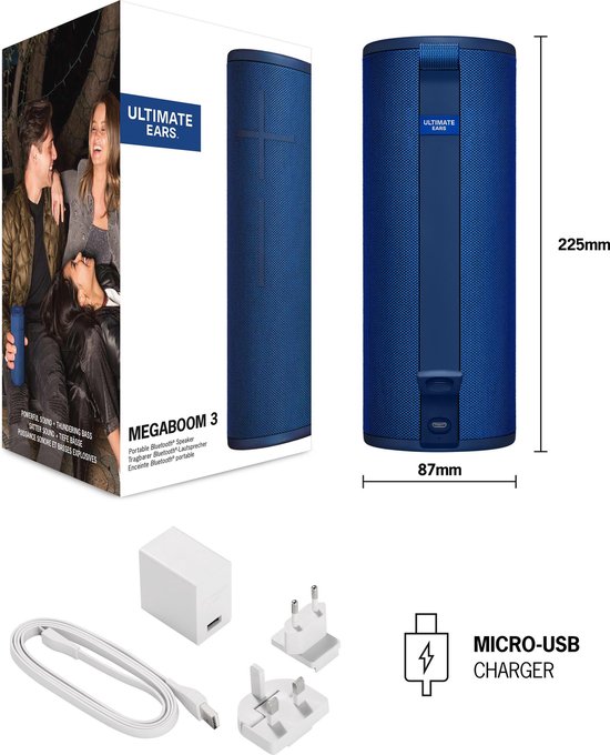 Logitech Ultimate Ears MEGABOOM 3 - Blauw