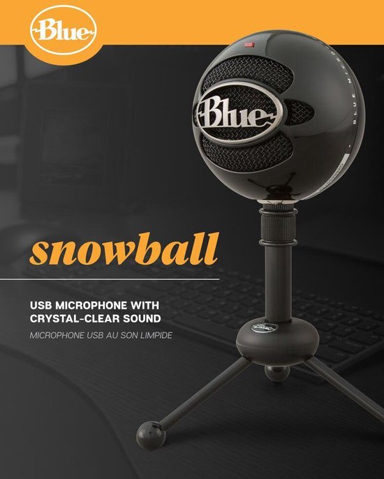 Logitech Snowball Tafelmicrofoon - Zwart