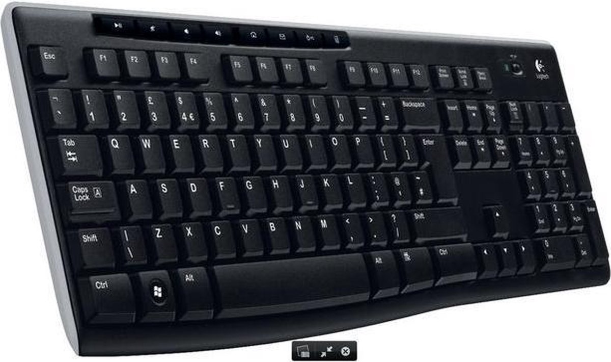 Logitech K270 Draadloos Toetsenbord QWERTY - Zwart