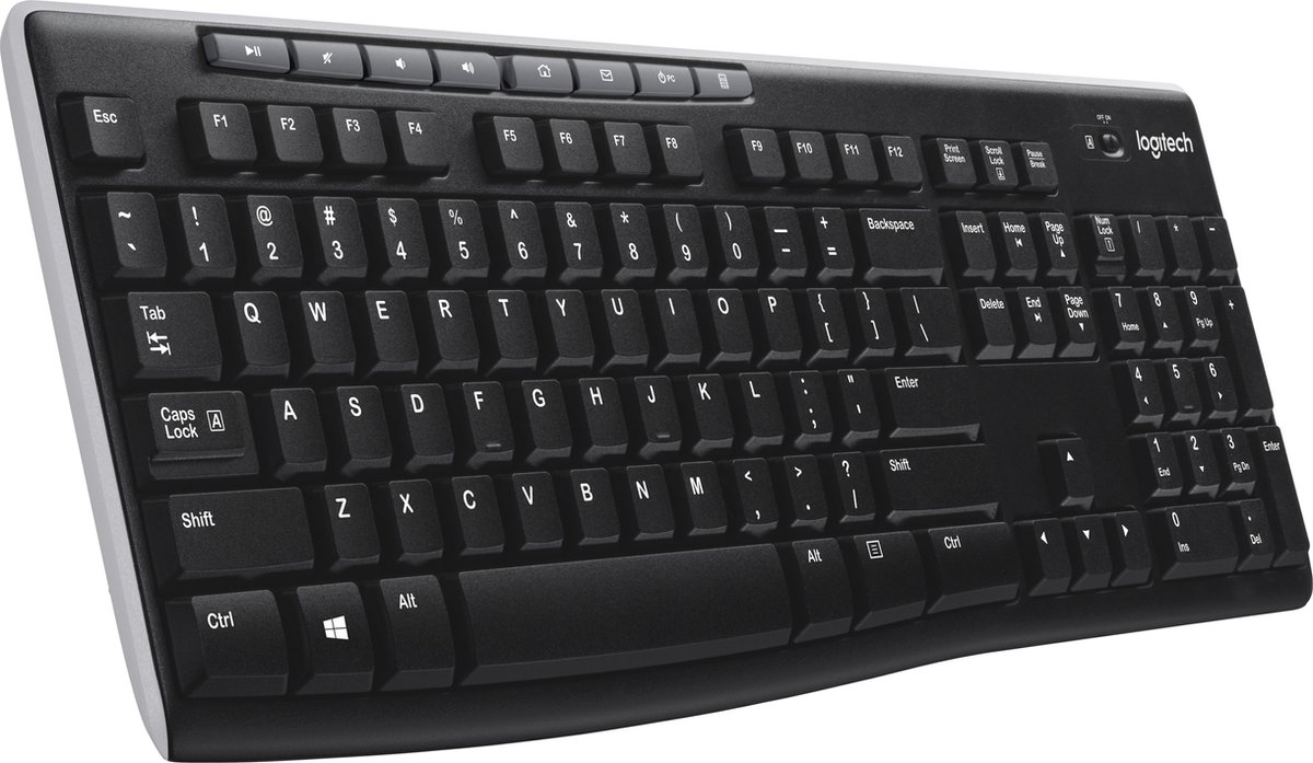 Logitech K270 Draadloos Toetsenbord QWERTY - Zwart