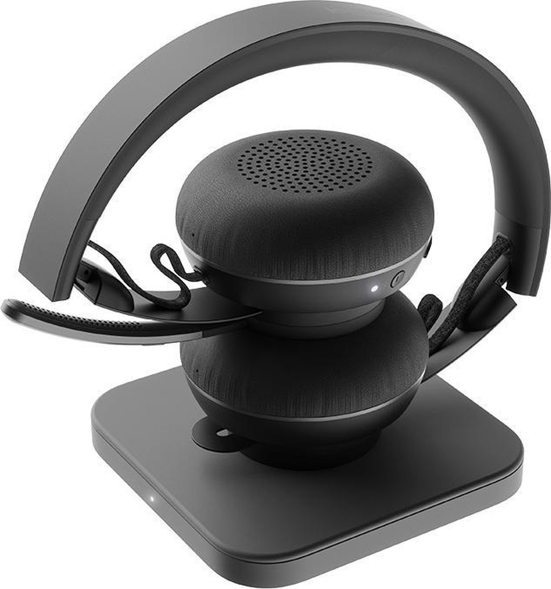 Logitech Zone Teams Draadloze Office Headset - Zwart