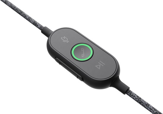 Logitech Zone Wired Headset Hoofdband - Zwart