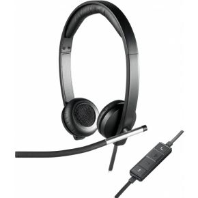 Logitech H650e Stereo USB-A Office Headset - Negro