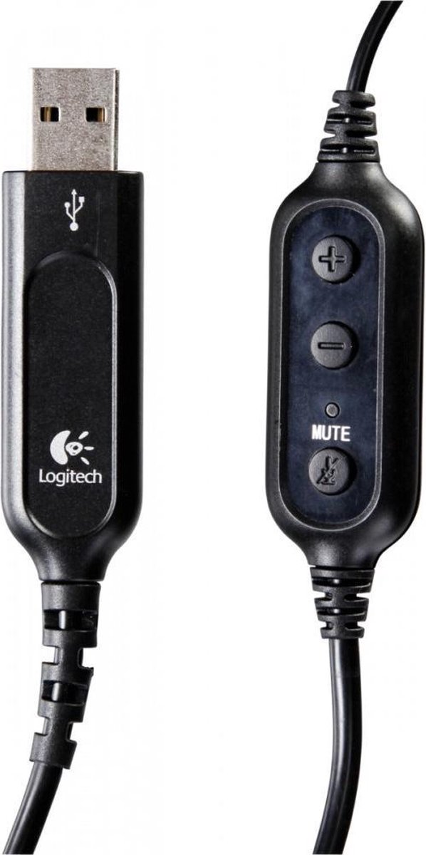 Logitech Headset PC 960 USB OEM - Zwart