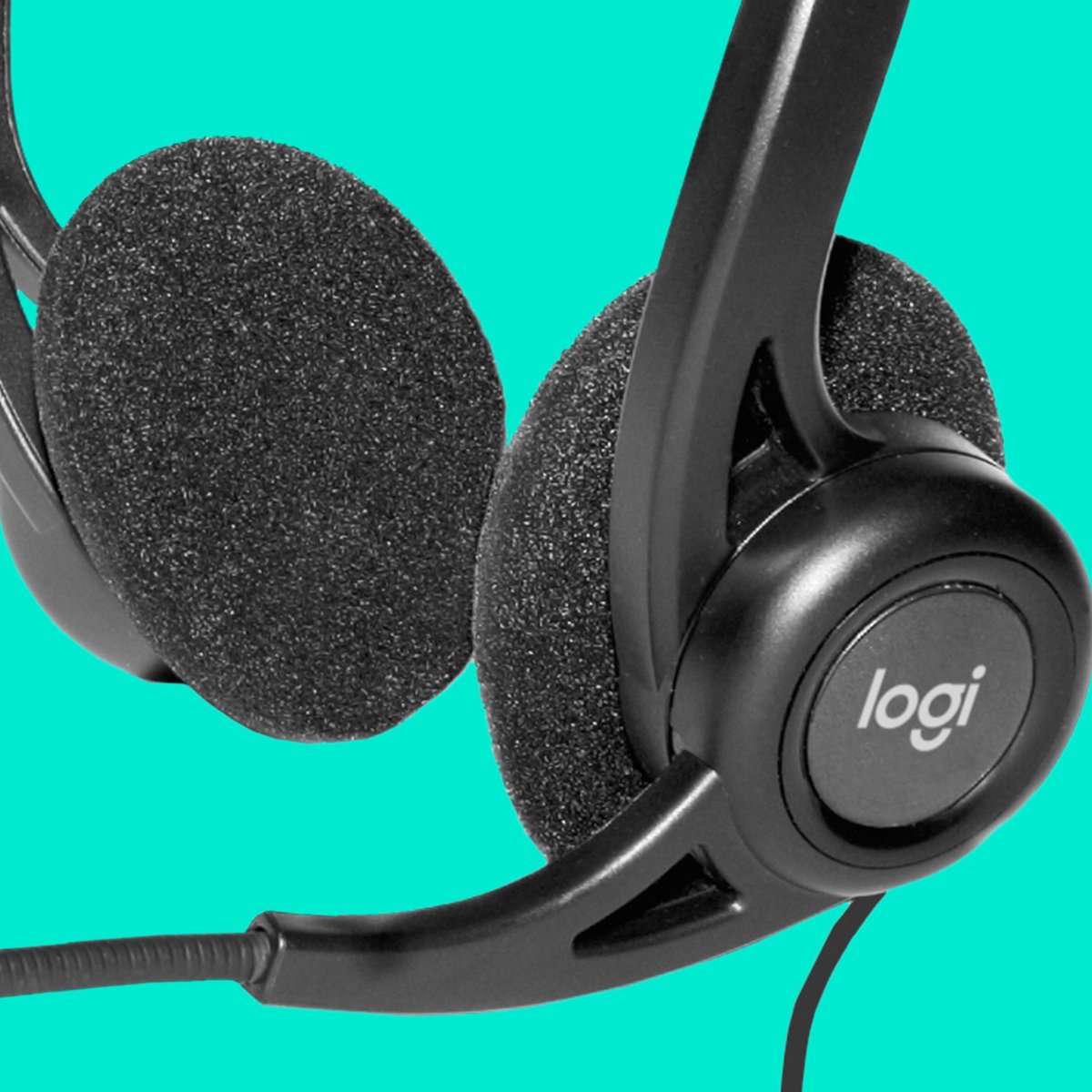 Logitech Headset PC 960 USB OEM - Zwart