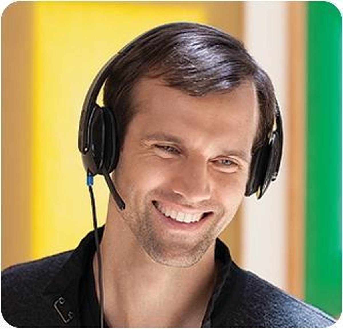 Logitech H540 Stereo USB-A Headset - Zwart