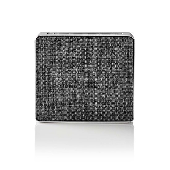 Nedis Luidspreker met Bluetooth® | 15 W | Metal design | Gunmetal - Grijs