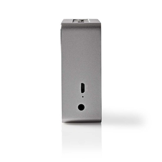 Nedis Luidspreker met Bluetooth® | 15 W | Metal design | Gunmetal - Grijs