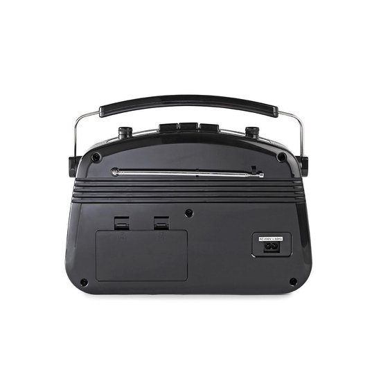 Nedis FM-radio | 4,5 W | Draaggreep | | - Zwart