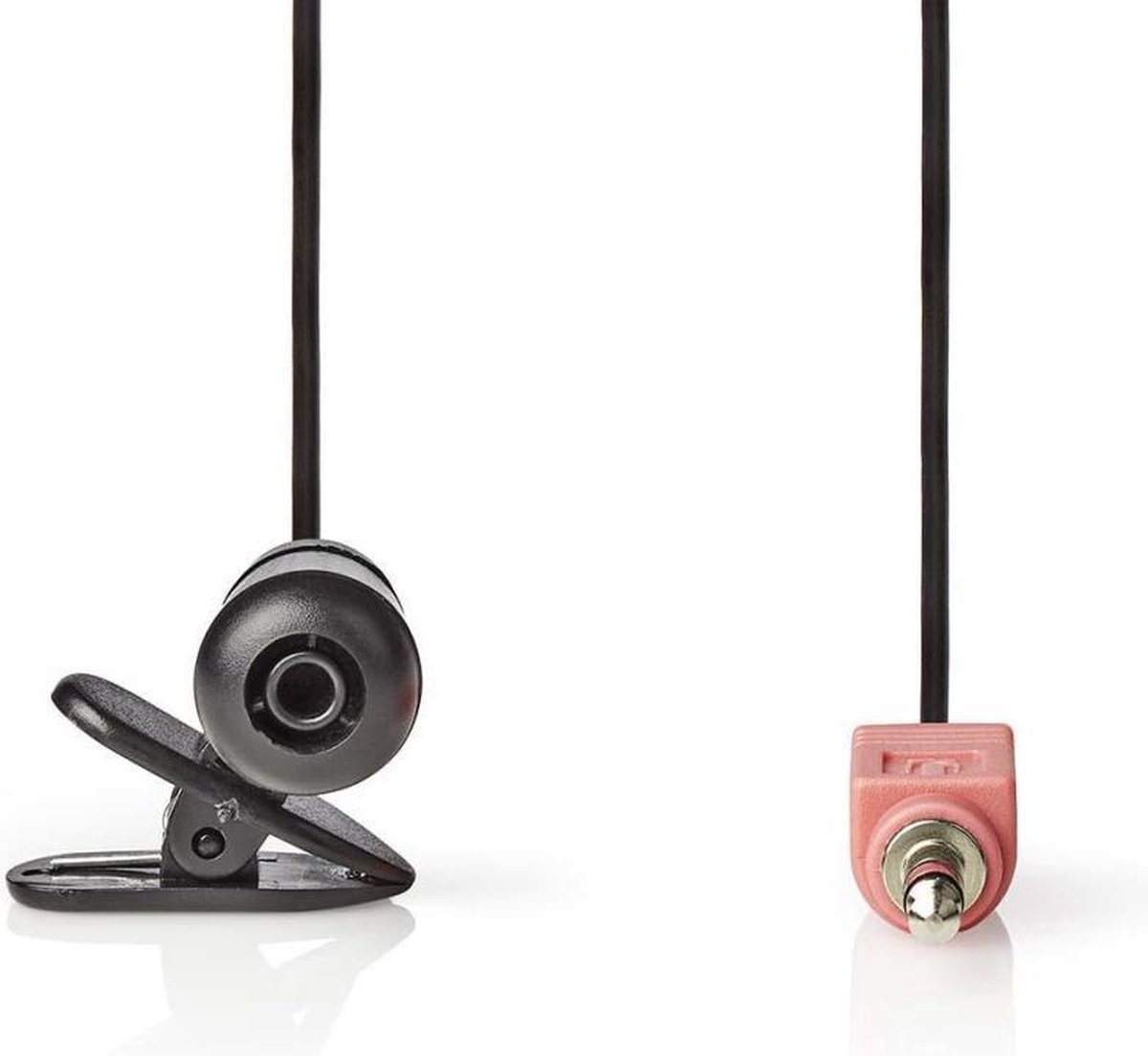 Nedis Bedrade Microfoon | Clip-On | 3,5 mm | - Zwart