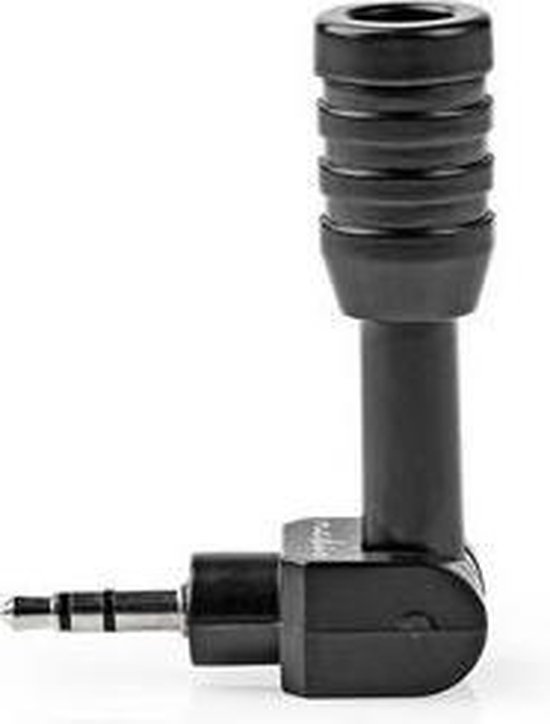 Nedis Bedrade Microfoon | Mini | Plug-In | 3,5 mm | - Zwart