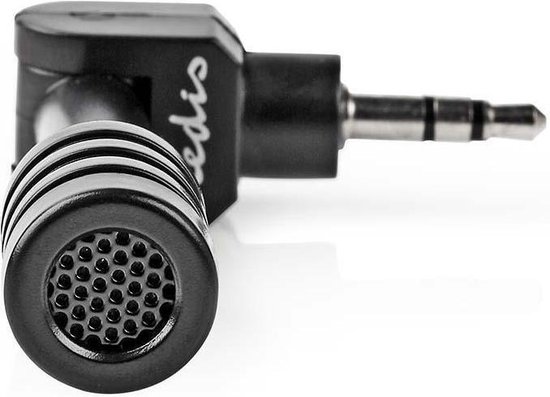Nedis Bedrade Microfoon | Mini | Plug-In | 3,5 mm | - Zwart