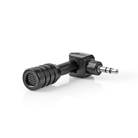 Nedis Bedrade Microfoon | Mini | Plug-In | 3,5 mm | - Zwart