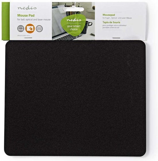 Nedis Muismat | - Zwart