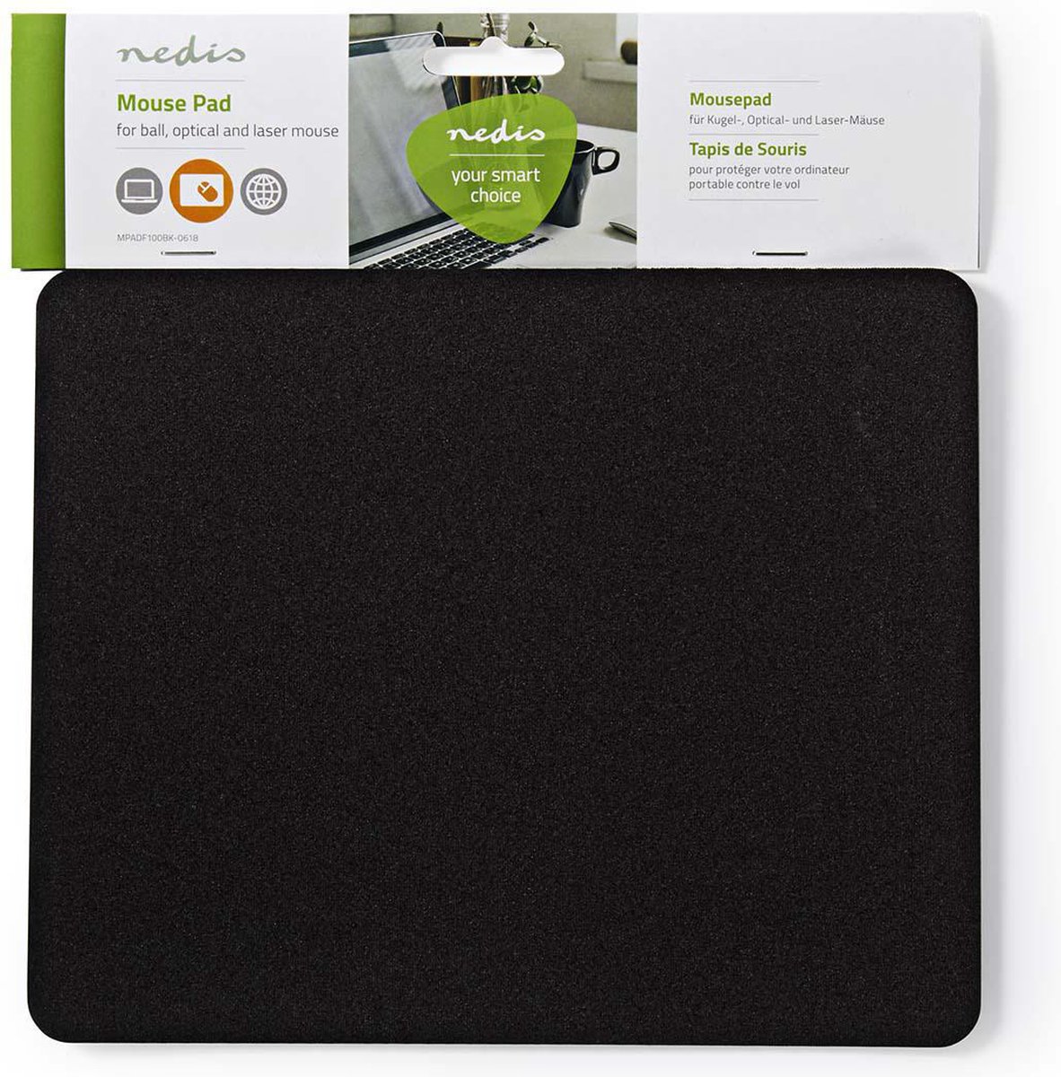 Nedis Muismat | - Zwart