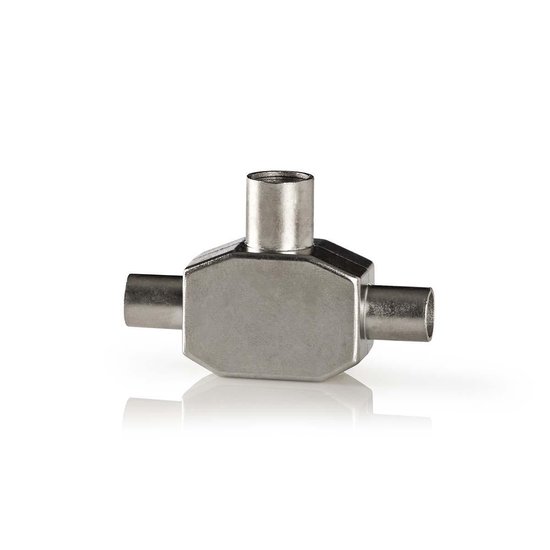 Nedis Adapter Coax | 2x IEC (coax) male - IEC (coax) female