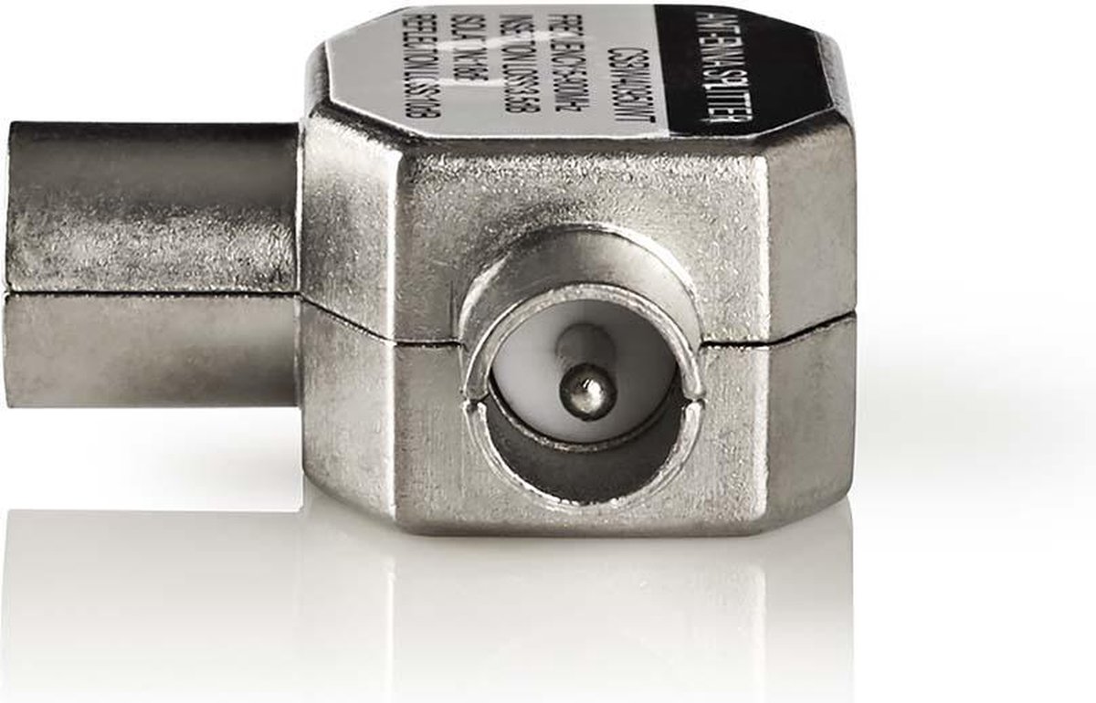 Nedis Adapter Coax | 2x IEC (coax) male - IEC (coax) female