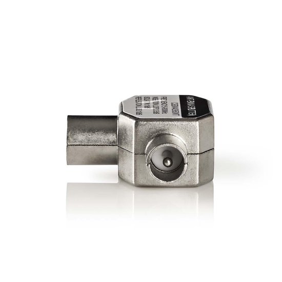 Nedis Adapter Coax | 2x IEC (coax) male - IEC (coax) female