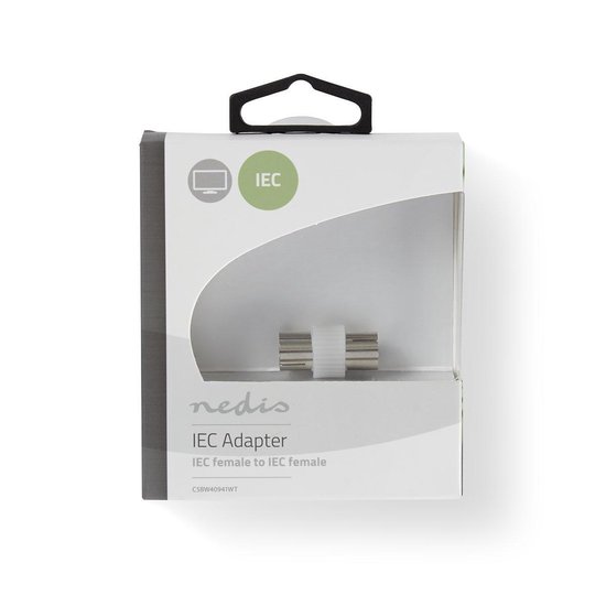 Nedis Adapter Coax | IEC (coax) female - IEC (coax) female