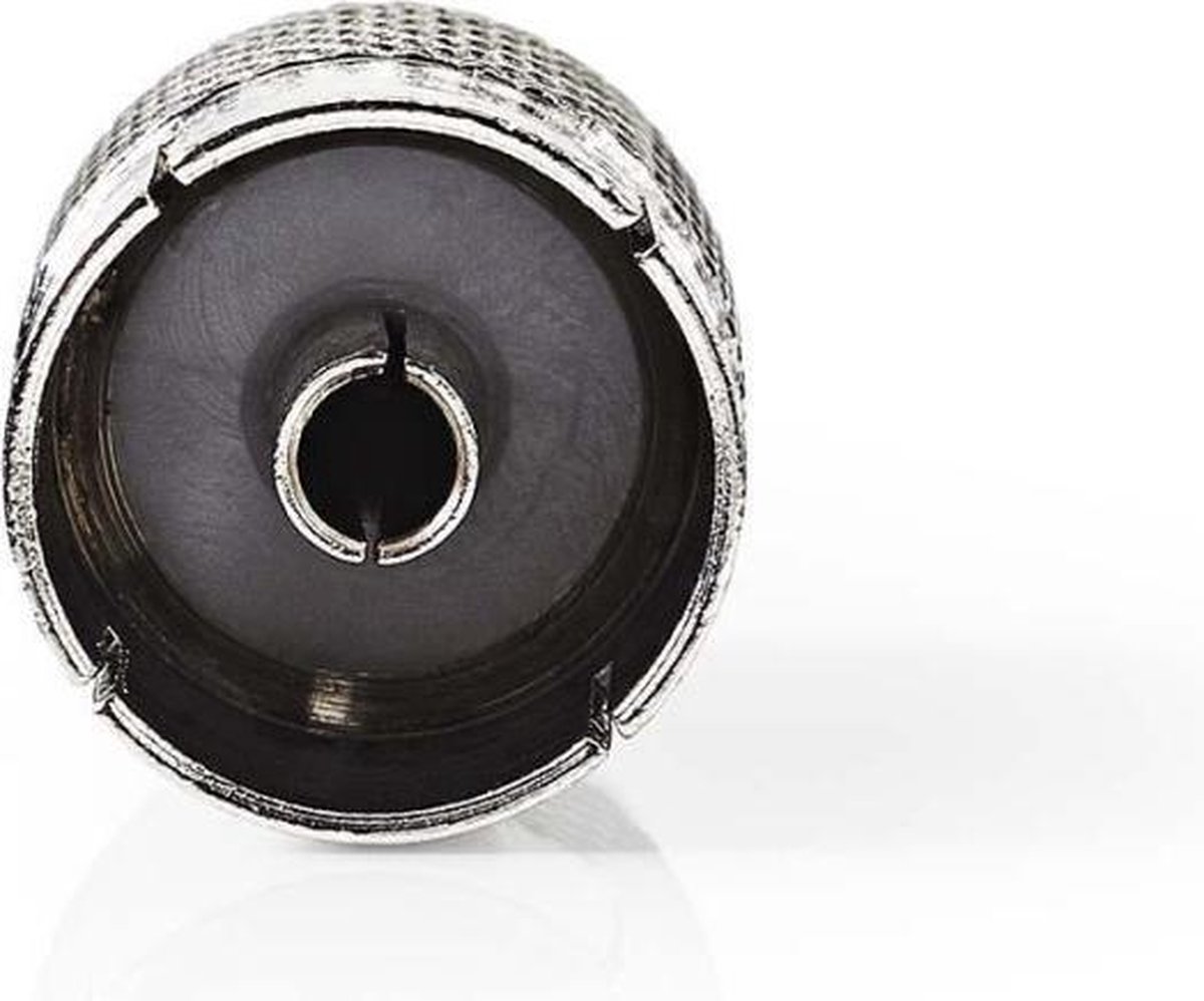 Nedis Coaxadapter | IEC (Coax) Male - IEC (Coax) Female | Metaal [CSGP40942ME]