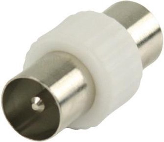 Nedis Coaxadapter | IEC (Coax) Male - IEC (Coax) Male | [CSGP40940WT] - Wit