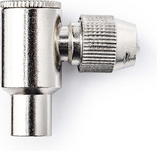 Nedis IEC (Coax) -Connector Haaks | Male - 2 Stuks | Metaal