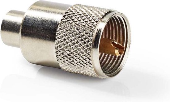 Nedis PL259-Connector | Mannelijk | Voor RG58 coaxkabels | 25 stuks | Metaal