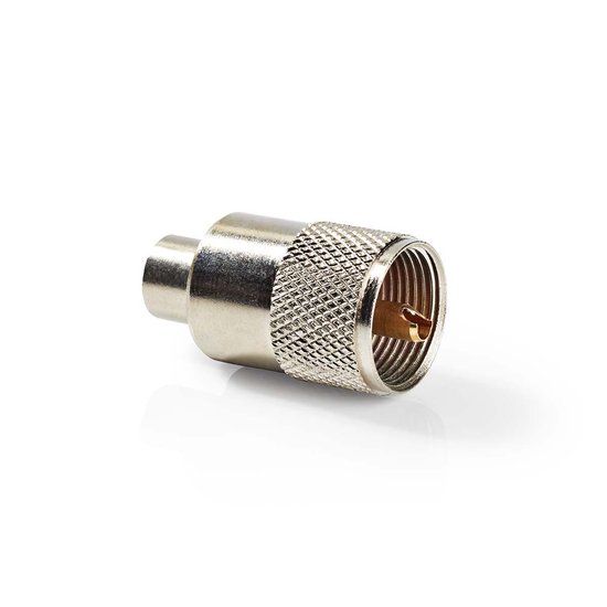 Nedis PL259-Connector | Mannelijk | Voor RG58 coaxkabels | 25 stuks | Metaal