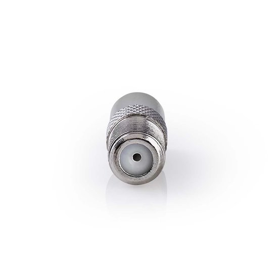 Nedis Satelliet- en antenne-adapter | Coax male - F female | 10 stuks | Metaal [CSGP41954ME]