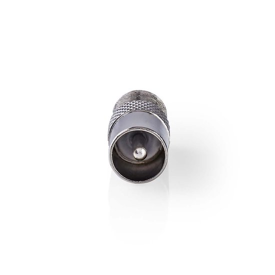 Nedis Satelliet- en antenne-adapter | Coax male - F female | 10 stuks | Metaal [CSGP41954ME]