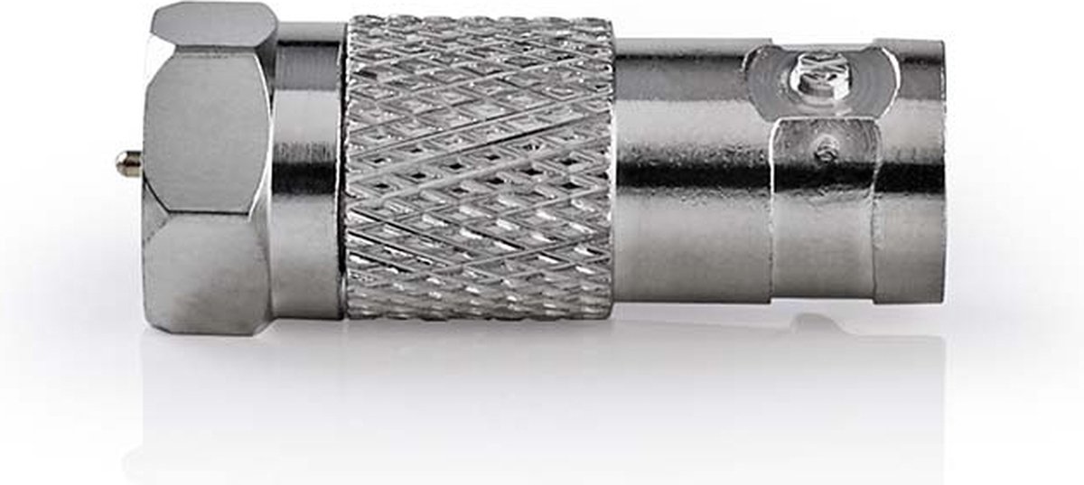 Nedis Satelliet- en Antenne-Adapter | F Female - Coax Female | Metaal