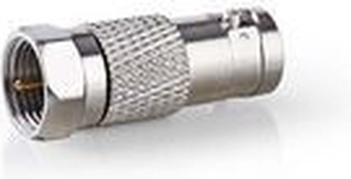 Nedis Satelliet- en Antenne-Adapter | F Female - Coax Female | Metaal
