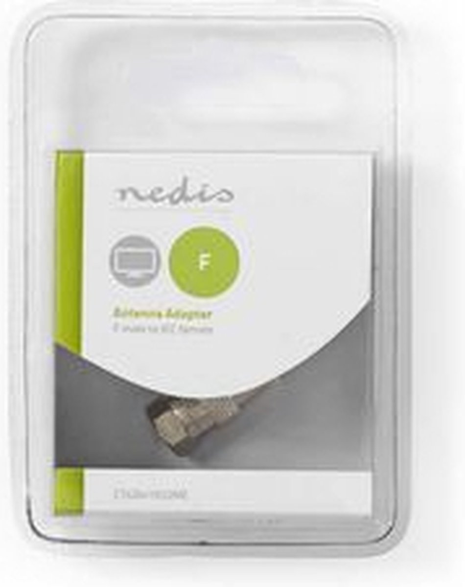 Nedis Satelliet- en Antenne-Adapter | F Female - Coax Female | Metaal