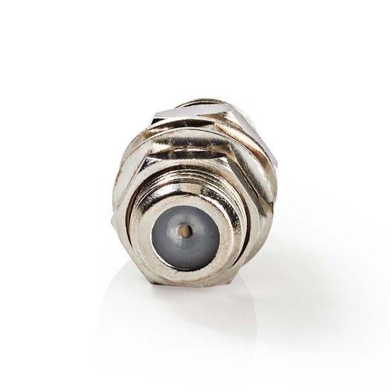 Nedis Satelliet- en Antenne-Adapter | F Female - F Female | Metaal