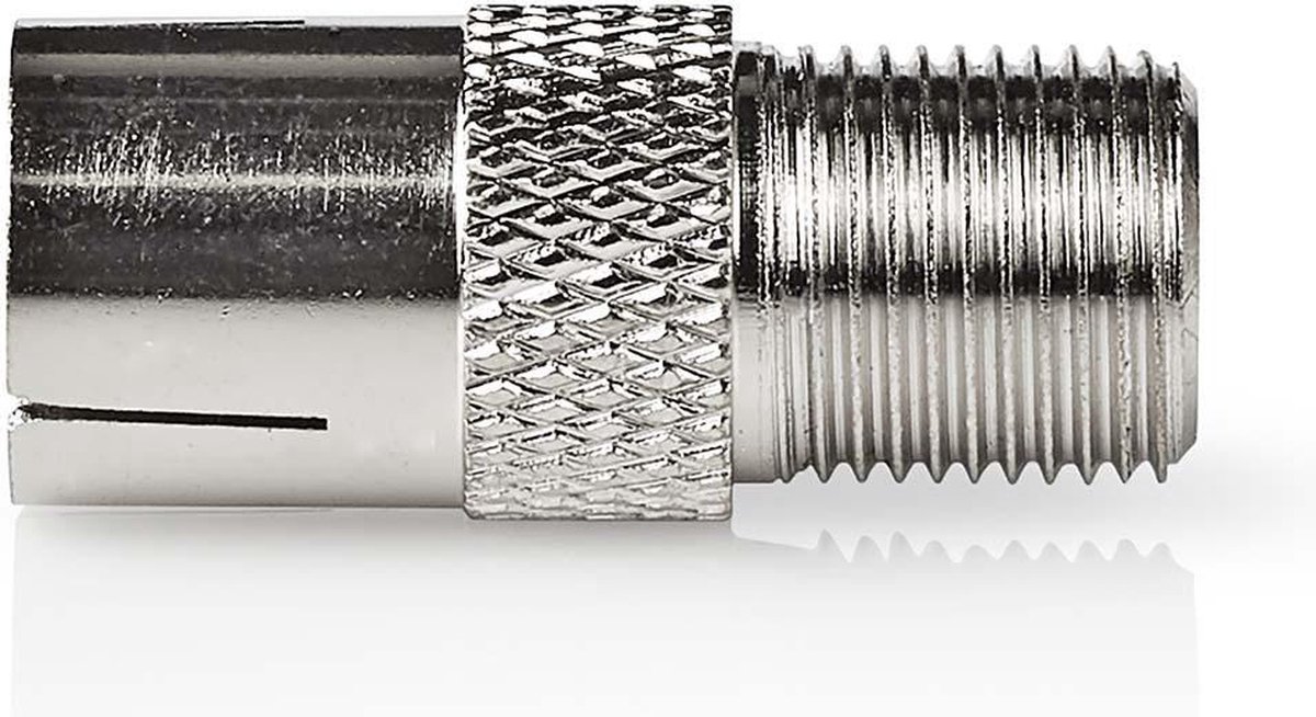Nedis Satelliet- en Antenne-Adapter | F Female - IEC (Coax) Female | 10 Stuks | Metaal